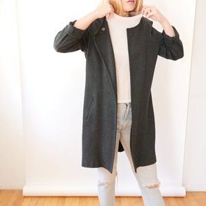 Vintage dark gray duster jacket